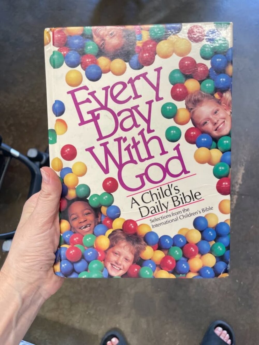 "Every Day With God: A Child's Daily Bible" hardcover book